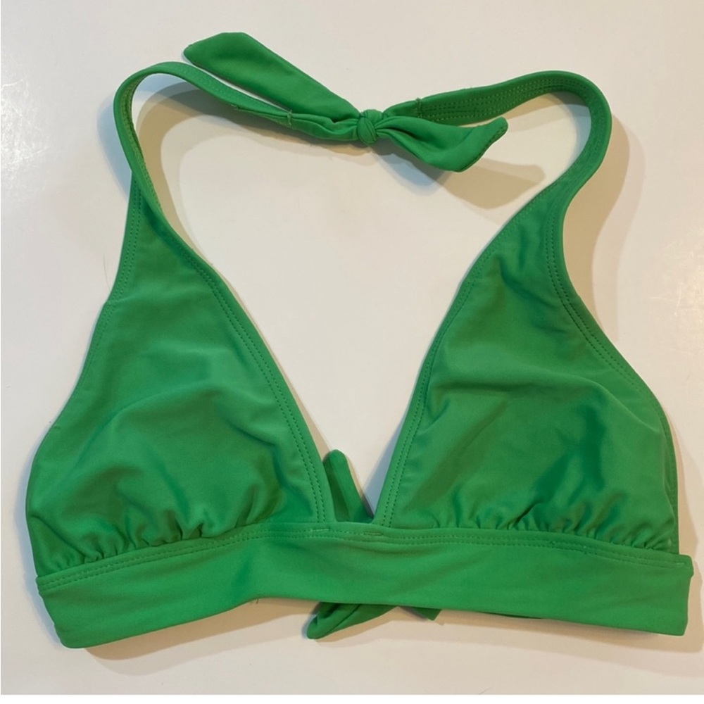 3/$30* Small Old Navy Triangle Bikini Top Wide Ties Comfort Comfy Kelly Green